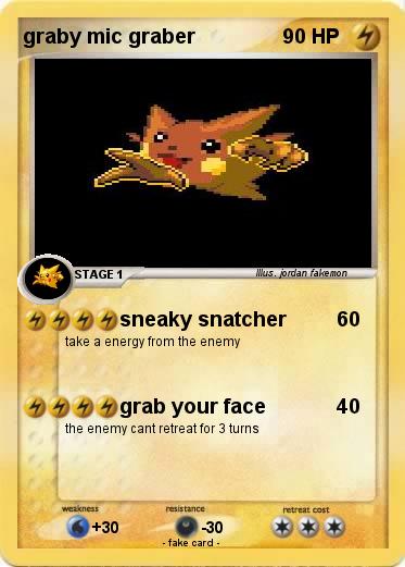 Pokemon graby mic graber