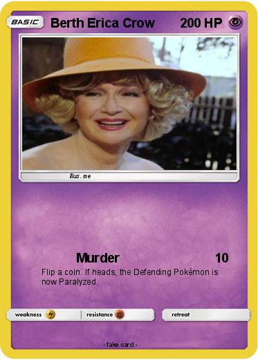 Pokemon Berth Erica Crow