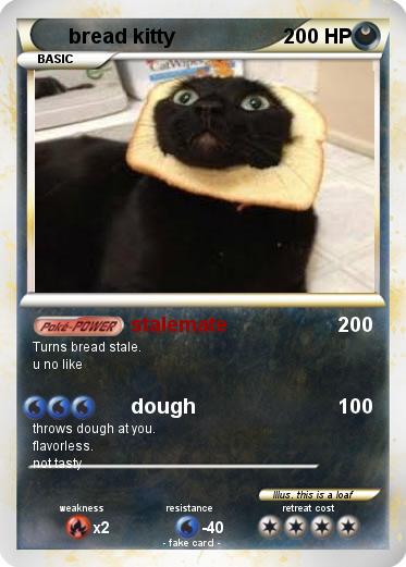 Pokemon bread kitty