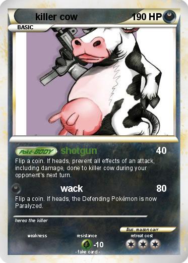 Pokemon killer cow
