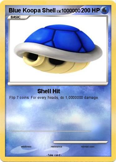 Pokemon Blue Koopa Shell