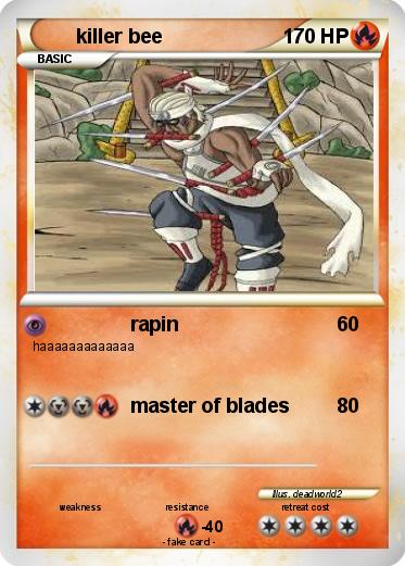 Pokemon killer bee