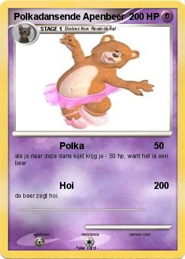 Pokemon Polkadansende Apenbeer