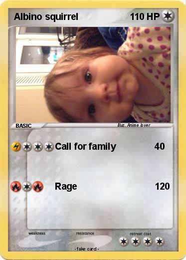 Pokemon Albino squirrel