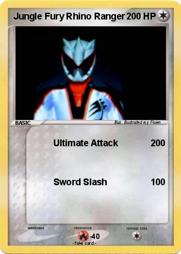 Pokemon Jungle Fury Rhino Ranger