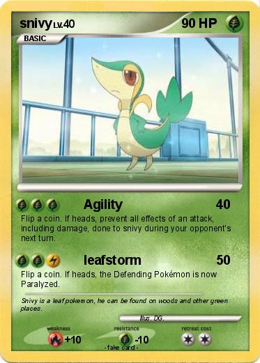 Pokemon snivy Pokemon snivy