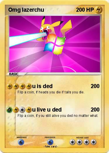 Pokemon Omg lazerchu