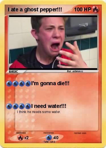 Pokemon I ate a ghost pepper!!!
