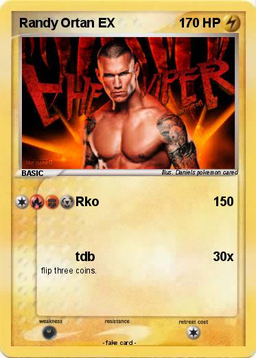 Pokemon Randy Ortan EX