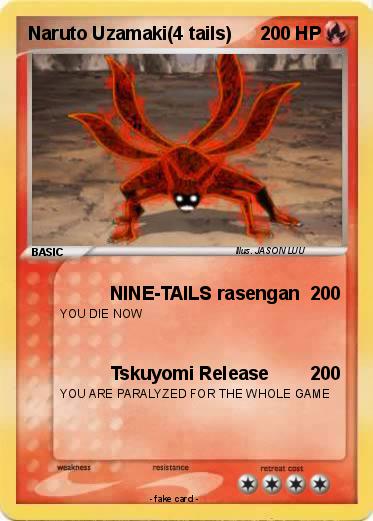 Pokemon Naruto Uzamaki(4 tails)