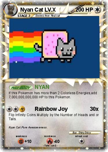 Pokemon Nyan Cat LV.X