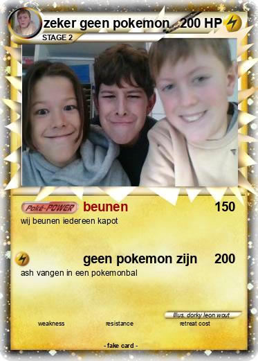 Pokemon zeker geen pokemon