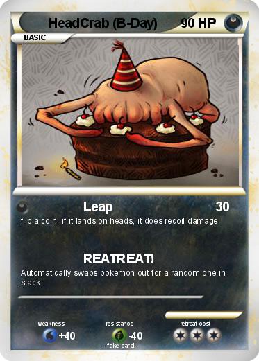 Pokemon HeadCrab (B-Day)