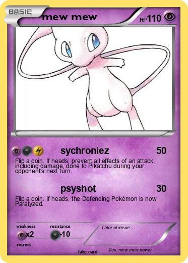 Pokemon mew mew