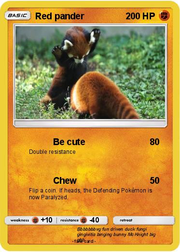 Pokemon Red pander