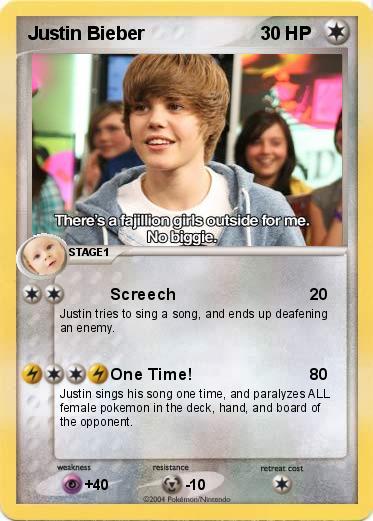 Pokemon Justin Bieber