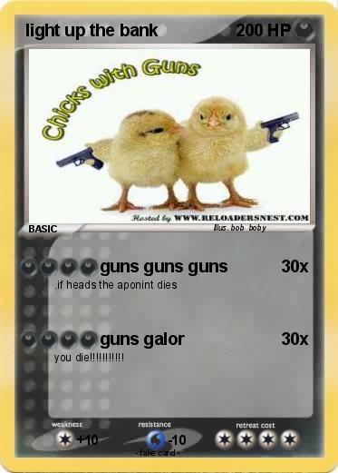 Pokemon light up the bank