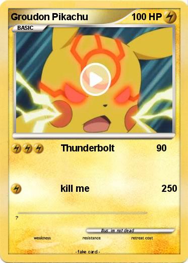 Pokemon Groudon Pikachu