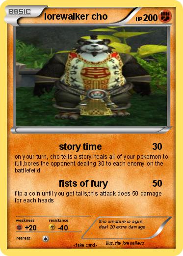 Pokemon lorewalker cho