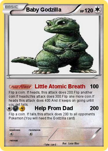 Pokemon Baby Godzilla