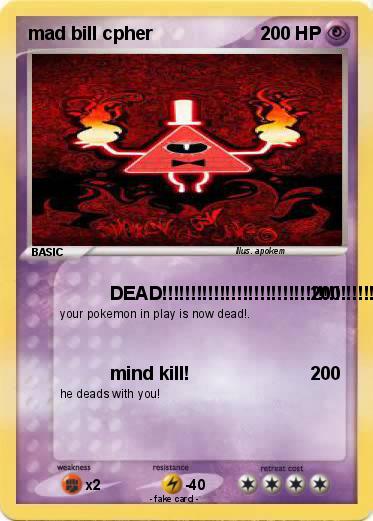 Pokemon mad bill cpher