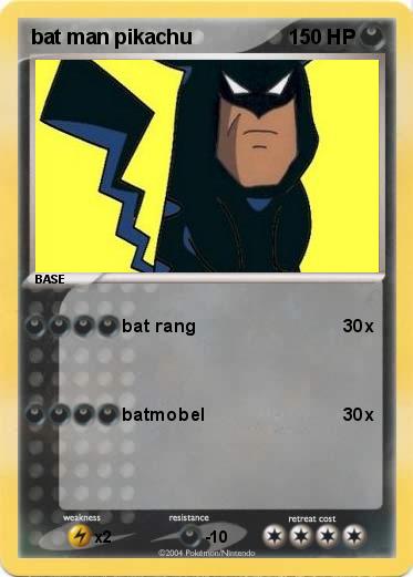 Pokemon bat man pikachu