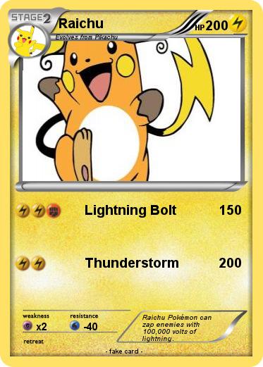 Pokemon Raichu