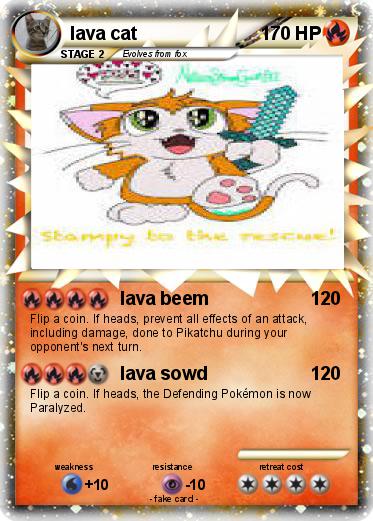 Pokemon lava cat