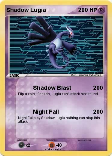 Pokemon Shadow Lugia