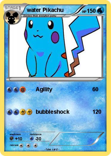 Pokemon water Pikachu
