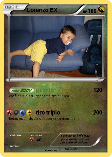 Pokemon Lorenzo EX