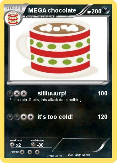 Pokemon MEGA chocolate