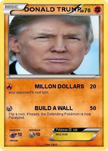 Pokemon DONALD TRUMP