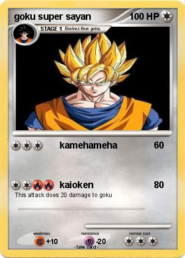 Pokemon goku super sayan