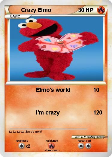 Pokemon Crazy Elmo