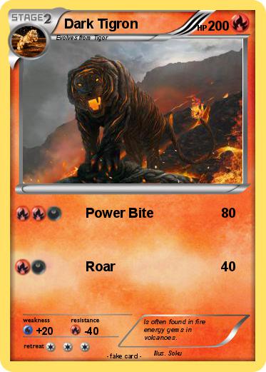 Pokemon Dark Tigron