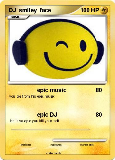 Pokemon DJ  smiley  face