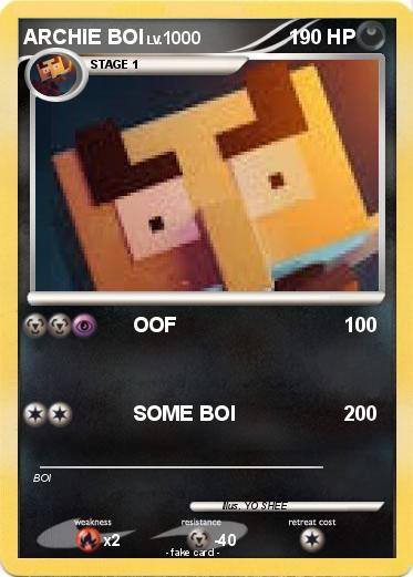 Pokemon ARCHIE BOI
