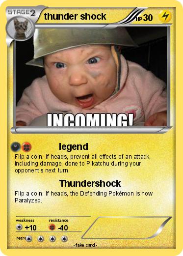 Pokemon thunder shock