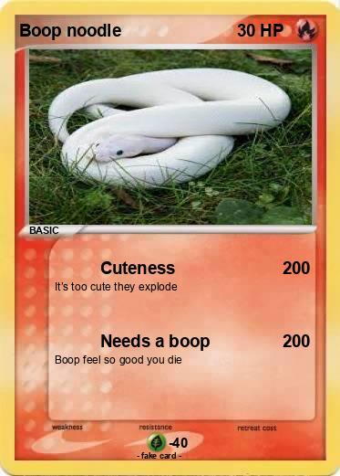 Pokemon Boop noodle