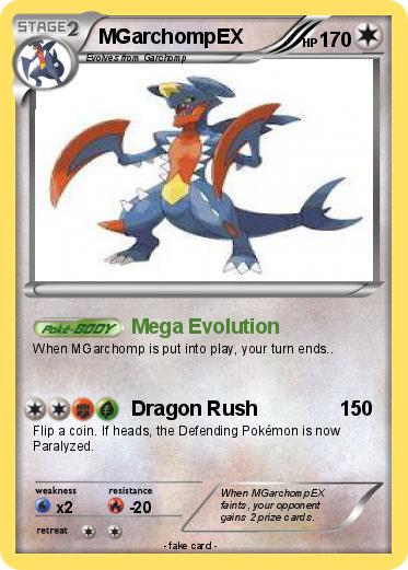 Pokemon MGarchompEX Pokemon MGarchompEX
