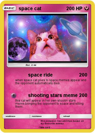 Pokemon space cat