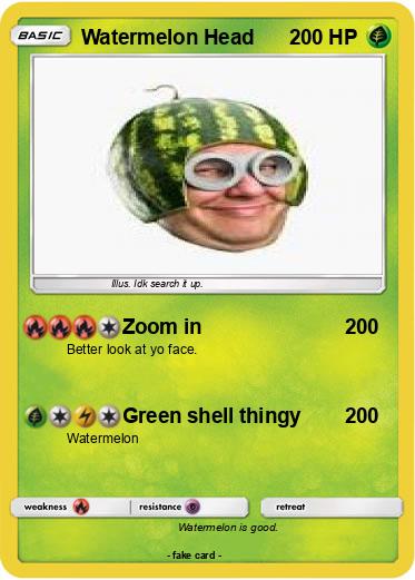 Pokemon Watermelon Head