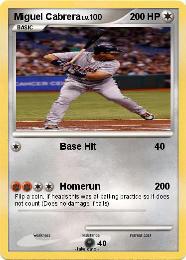 Pokemon Miguel Cabrera
