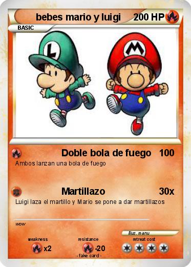 Pokemon bebes mario y luigi