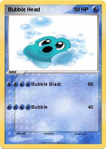Pokemon Bubble Head