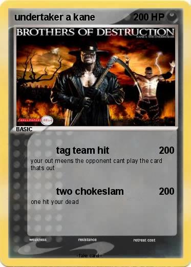Pokemon undertaker a kane