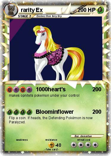 Pokemon rarity Ex