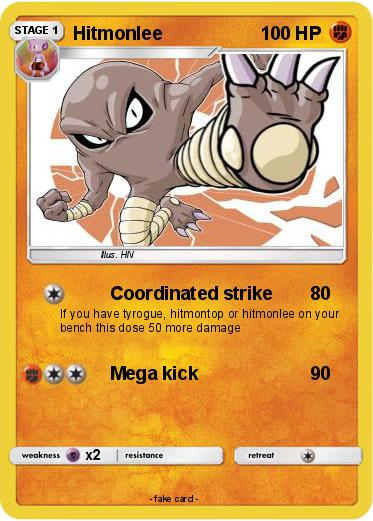 Pokemon Hitmonlee