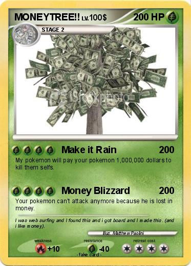 Pokemon MONEYTREE!!